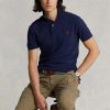 Navy Men’s Ralph Lauren Slim Fit Mesh Polo Shirts Navy Men’s Ralph Lauren Slim Fit Mesh Polo Shirts