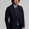 Navy Men’s Ralph Lauren Unconstructed Cotton-linen Sport  Blazers