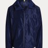 Navy Men’s Ralph Lauren Water-Repellent Hooded Jackets Navy Men’s Ralph Lauren Water-Repellent Hooded Jackets