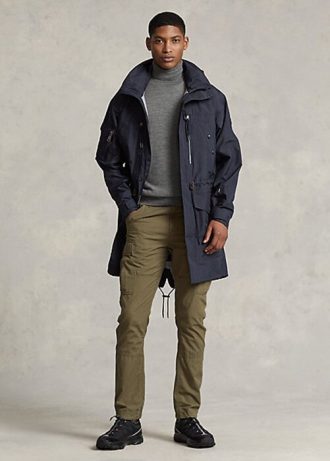 Navy Men’s Ralph Lauren Water-Repellent Hooded Marsh Coats