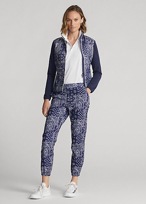 Navy Women’s Ralph Lauren Bandana-Print Jogger Pants Navy Women’s Ralph Lauren Bandana-Print Jogger Pants