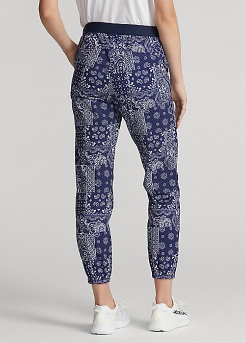 Navy Women’s Ralph Lauren Bandana-Print Jogger Pants Navy Women’s Ralph Lauren Bandana-Print Jogger Pants