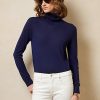 Navy Women’s Ralph Lauren Cashmere Turtleneck Sweaters Navy Women’s Ralph Lauren Cashmere Turtleneck Sweaters