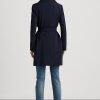 Navy Women’s Ralph Lauren Crepe Wrap Coats Navy Women’s Ralph Lauren Crepe Wrap Coats