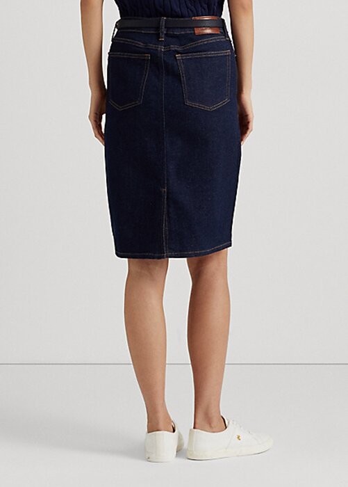 Navy Women’s Ralph Lauren Denim Skirts Navy Women’s Ralph Lauren Denim Skirts