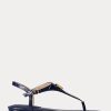 Navy Women’s Ralph Lauren Ellington Embossed Leather Sandals Navy Women’s Ralph Lauren Ellington Embossed Leather Sandals