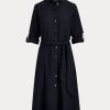 Navy Women’s Ralph Lauren Fit-and-Flaredress Dress