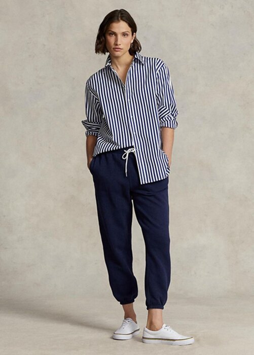 Navy Women’s Ralph Lauren Fleece Athletics Pants Navy Women’s Ralph Lauren Fleece Athletics Pants