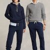 Navy Women’s Ralph Lauren Fleece Sweatpants