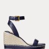 Navy Women’s Ralph Lauren Hilarie Leather Espadrille Navy Women’s Ralph Lauren Hilarie Leather Espadrille