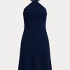 Navy Women’s Ralph Lauren Jinett Jersey Halter Day Dress Navy Women’s Ralph Lauren Jinett Jersey Halter Day Dress