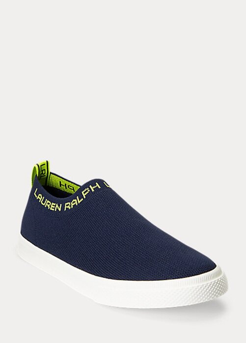 Navy Women’s Ralph Lauren Jordyn Slip-On Sneakers Navy Women’s Ralph Lauren Jordyn Slip-On Sneakers