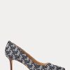 Navy Women’s Ralph Lauren Lanette Monogram Jacquard Heels Navy Women’s Ralph Lauren Lanette Monogram Jacquard Heels