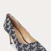 Navy Women’s Ralph Lauren Lanette Monogram Jacquard Heels Navy Women’s Ralph Lauren Lanette Monogram Jacquard Heels