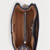 Navy Women’s Ralph Lauren Leather Medium Peyton Satchel Bags Navy Women’s Ralph Lauren Leather Medium Peyton Satchel Bags