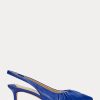 Navy Women’s Ralph Lauren Lolah Nappa Leather Slingback Heels Navy Women’s Ralph Lauren Lolah Nappa Leather Slingback Heels
