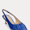 Navy Women’s Ralph Lauren Lolah Nappa Leather Slingback Heels Navy Women’s Ralph Lauren Lolah Nappa Leather Slingback Heels
