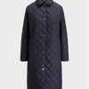 Navy Women’s Ralph Lauren Long Quilted Jackets Navy Women’s Ralph Lauren Long Quilted Jackets
