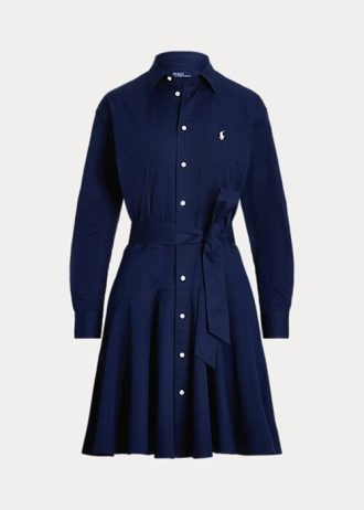 Navy Women’s Ralph Lauren Paneled Dress