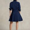 Navy Women’s Ralph Lauren Paneled Dress Navy Women’s Ralph Lauren Paneled Dress