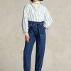 Navy Women’s Ralph Lauren Paperbag Jogger Jeans Navy Women’s Ralph Lauren Paperbag Jogger Jeans