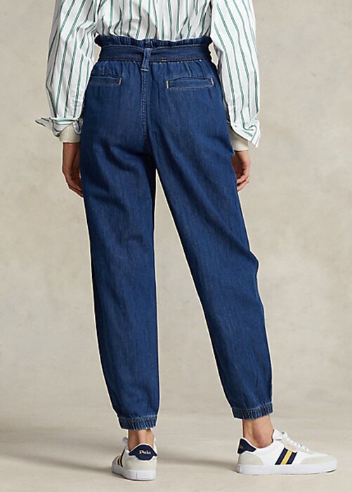 Navy Women’s Ralph Lauren Paperbag Jogger Jeans Navy Women’s Ralph Lauren Paperbag Jogger Jeans