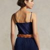 Navy Women’s Ralph Lauren Silk Camisole Tops