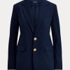 Navy Women’s Ralph Lauren Stretch Two-Button Blazers Navy Women’s Ralph Lauren Stretch Two-Button Blazers