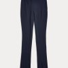 Navy Women’s Ralph Lauren Stretch-Wool Blend Twill Leggings