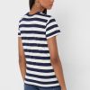 Navy Women’s Ralph Lauren Striped Crew Neck T Shirts