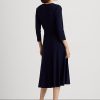 Navy Women’s Ralph Lauren Surplice Jersey Dress Navy Women’s Ralph Lauren Surplice Jersey Dress