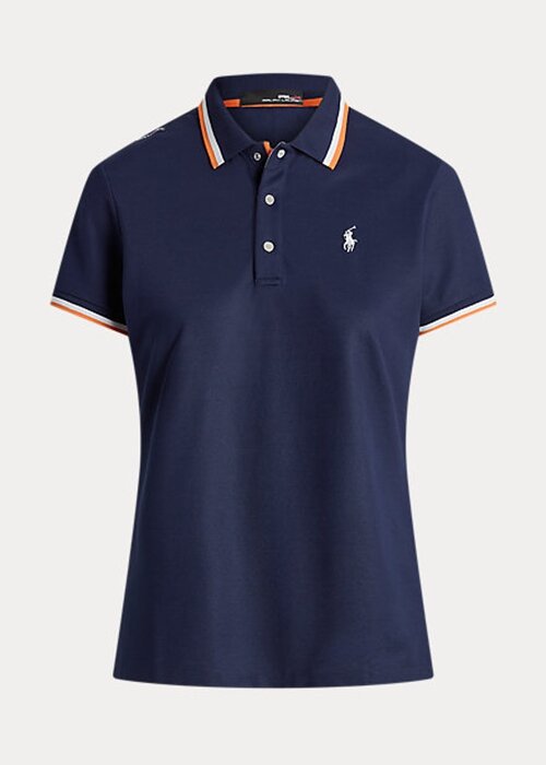 Navy Women’s Ralph Lauren Tailored Fit Jersey Polo Shirts Navy Women’s Ralph Lauren Tailored Fit Jersey Polo Shirts