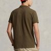 Olive Men’s Ralph Lauren Custom Slim Fit Mesh Polo Shirts