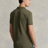 Olive Men’s Ralph Lauren Custom Slim Fit Mesh Polo Shirts
