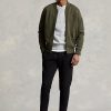 Olive Men’s Ralph Lauren Double-Knit Bomber Jackets