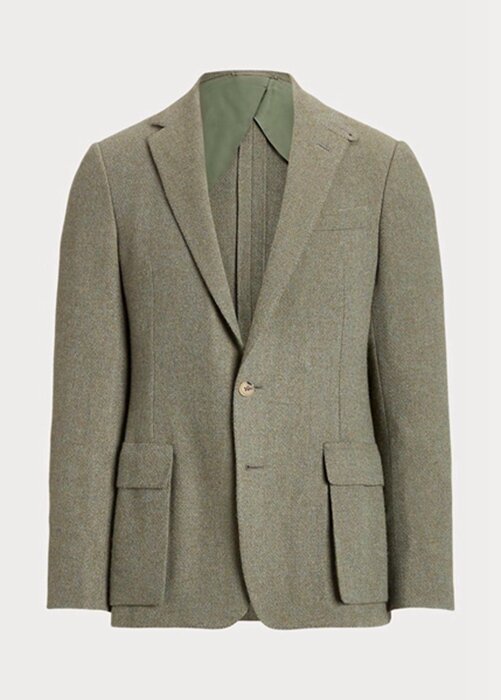 Olive Men’s Ralph Lauren Kent Handmade Cashmere Sport Blazers Olive Men’s Ralph Lauren Kent Handmade Cashmere Sport Blazers