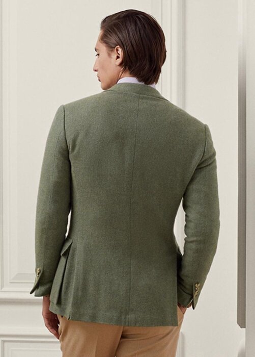 Olive Men’s Ralph Lauren Kent Handmade Cashmere Sport Blazers Olive Men’s Ralph Lauren Kent Handmade Cashmere Sport Blazers