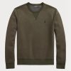Olive Men’s Ralph Lauren Marled Double-knit Sweatshirt Olive Men’s Ralph Lauren Marled Double-knit Sweatshirt