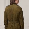 Olive Men’s Ralph Lauren Suede Belted Jackets Olive Men’s Ralph Lauren Suede Belted Jackets