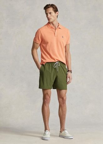 Olive Men’s Ralph Lauren Traveller Swimming Trunk  Shorts