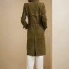 Olive Women’s Ralph Lauren Romilly Lamb-Suede Coats Olive Women’s Ralph Lauren Romilly Lamb-Suede Coats