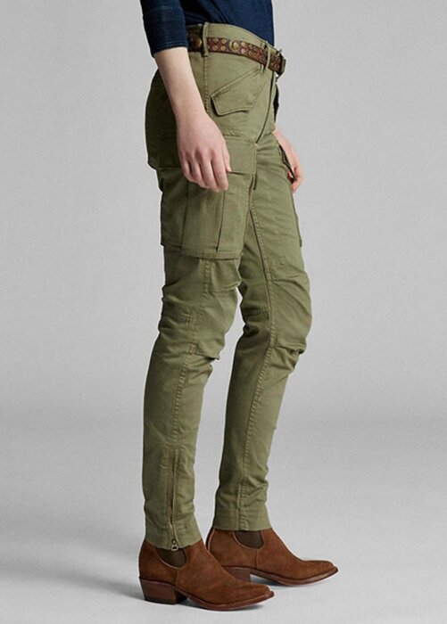 Olive Women’s Ralph Lauren Stretch Skinny Cargo Pants Olive Women’s Ralph Lauren Stretch Skinny Cargo Pants