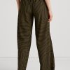 Olive Women’s Ralph Lauren Zebra-Print Crepe Wide-Leg Pants