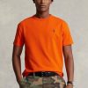 Orange Men’s Ralph Lauren Classic Fit Heavyweight Jersey  T Shirts