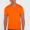 Orange Men’s Ralph Lauren Essential Crew Neck T Shirts