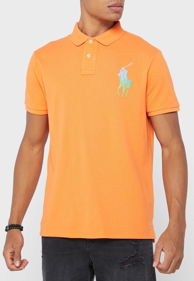 Orange Men’s Ralph Lauren Essential Polo Shirts
