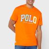 Orange Men’s Ralph Lauren Logo Crew Neck T Shirts Orange Men’s Ralph Lauren Logo Crew Neck T Shirts