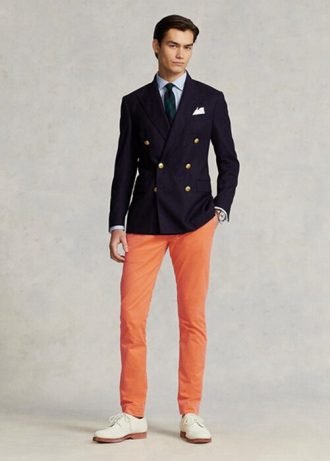 Orange Men’s Ralph Lauren Stretch Slim Fit Chino  Pants