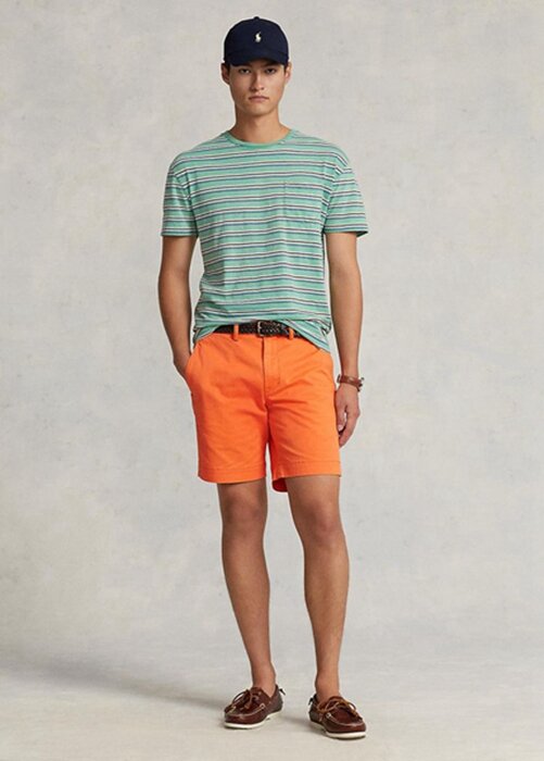 Orange Men’s Ralph Lauren Stretch Straight Fit Chino Shorts Orange Men’s Ralph Lauren Stretch Straight Fit Chino Shorts
