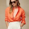 Orange Women’s Ralph Lauren Adrien Linen Shirts
